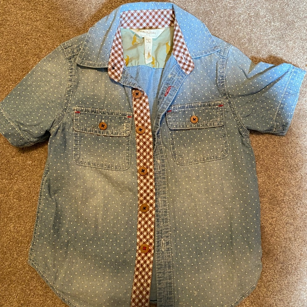 Boys size 2 Matilda Jane button up